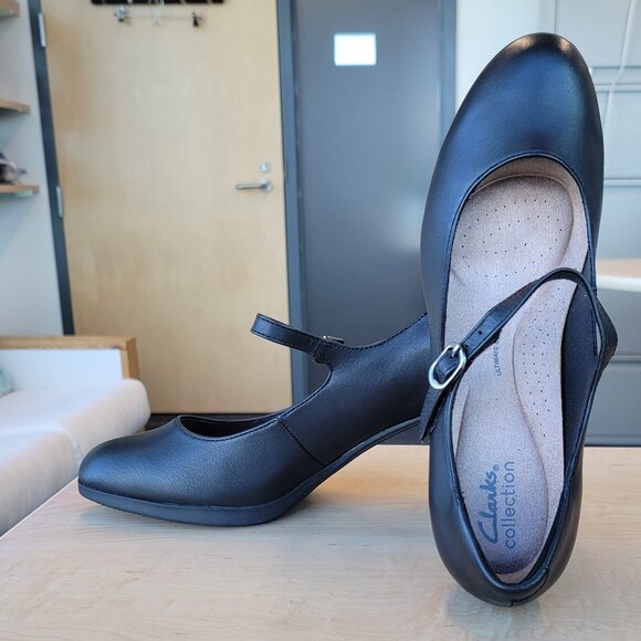 NWOT Clarks Bayla Nora Women's Leather Maryjane Shoes - Picture 3 of 7